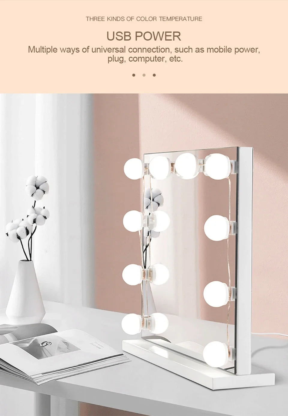 Halo Living - Hollywood Vanity Lights.